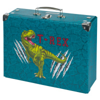 Skládací školní kufr T-REX s kováním