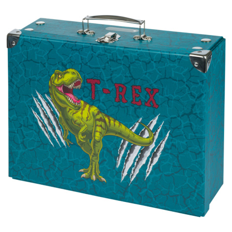 Skládací školní kufr T-REX s kováním PRESCO