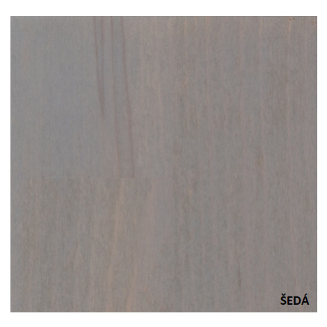 Postel BMB Ella Harmony - Masivní Buk Rozměr: 180x200 cm, Provedení rohů: Oblé, Moření: Šedá