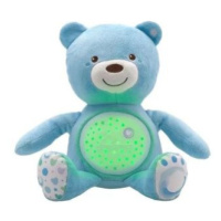Chicco Plyšový medvídek s projektorem modrá