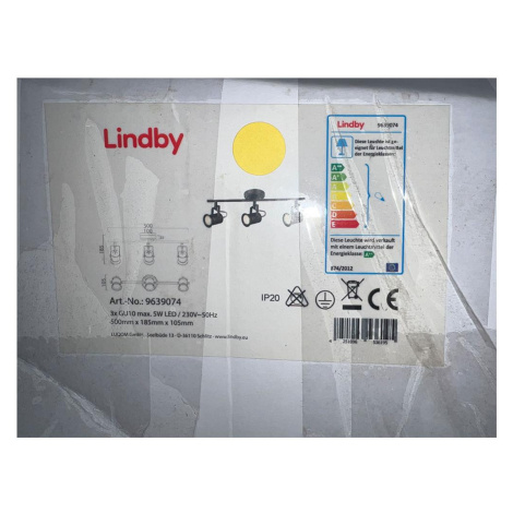 Lindby Lindby - Bodové svítidlo CANSU 3xGU10/5W/230V