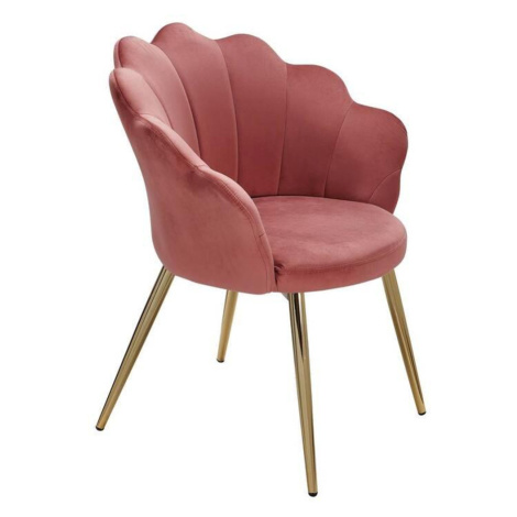 Židle s područkami Ružová Möbelix