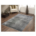 Berfin Dywany Kusový koberec Microsofty 8301 Dark grey - 200x290 cm