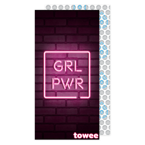 Towee Rychleschnoucí ručník GIRL PWR, 50 x 100 cm