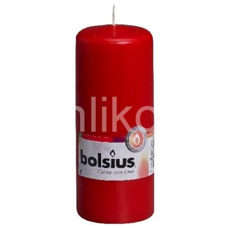 Válcová svíčka 15cm BOLSIUS červená