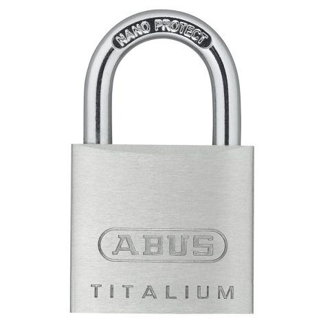 ABUS Visací zámek s cylindrickou vložkou, 64TI/30 Lock-Tag, bal.j. 12 ks, stříbrná