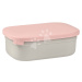 Box na svačinu Stainless Steel Lunch Box Beaba Velvet Grey/Dusty Rose 760 ml z nerezavějící ocel