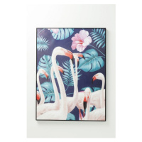 Obraz s ručními tahy Flamingo Road 122×92 cm