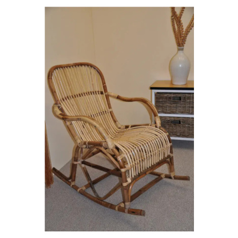 Axin Trading Houpací křeslo Klasik ratan smamboo natural