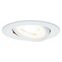 PAULMANN Vestavné svítidlo LED Nova kruhové 1x6,5W GU10 bílá mat výklopné 3-krokové-stmívatelné 
