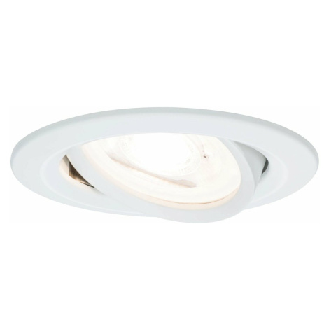 PAULMANN Vestavné svítidlo LED Nova kruhové 1x6,5W GU10 bílá mat výklopné 3-krokové-stmívatelné 