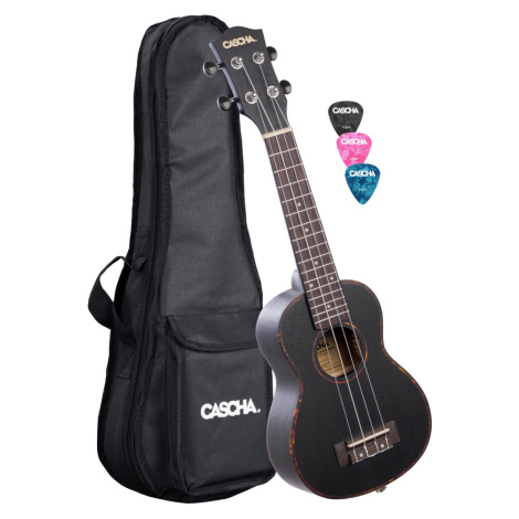 Cascha HH 2262 Premium Black Sopránové ukulele