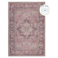 Světle červený pratelný koberec s příměsí recyklovaných vláken 80x150 cm Windsor – Flair Rugs