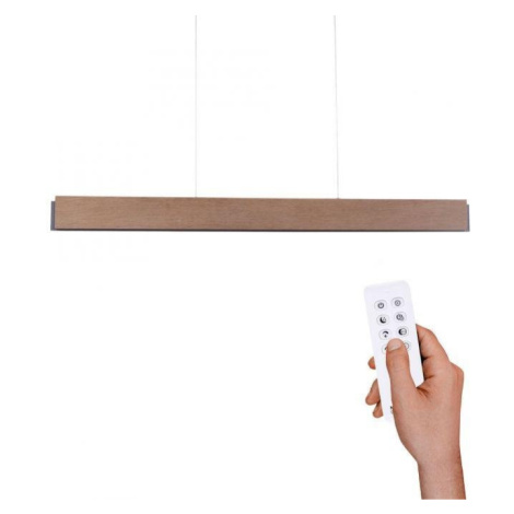 PN 2465-79 PALMA LED závěsné svítidlo, dřevo, stmívatelné, CCT, dálkový ovladač, IP20 2700-5000K PAULNEUHAUS