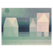 Obrazová reprodukce Three Houses - Paul Klee, (40 x 30 cm)