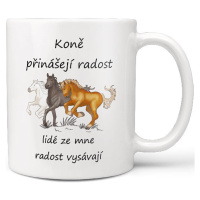 Hrnek - Koně přinášejí radost