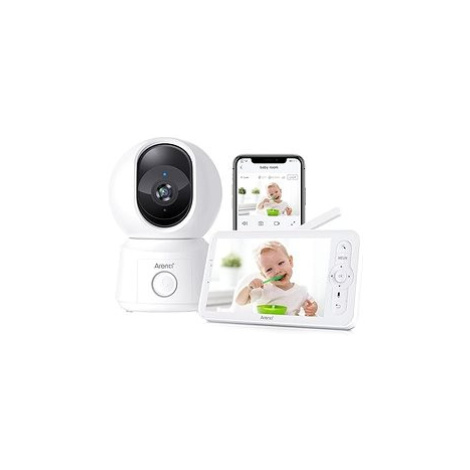 ARENTI 2MP/1080P Wi-Fi Video Baby Monitor Kit with LCD Screen