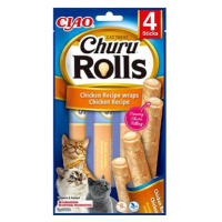 Ciao Churu Cat Rolls Kuřecí trubičky s kuřecím krémem 4 × 10 g