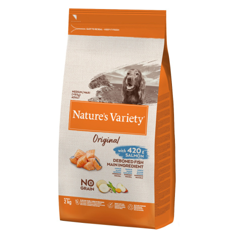 Nature's Variety Original No Grain Medium Adult losos - 2 x 2 kg Nature’s Variety