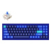 Keychron QMK Q7 70% Gateron G Pro Hot-Swappable Blue Switch Mechanical, Blue - US