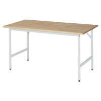 RAU Pracovní stůl, výškově přestavitelný, 800 - 850 mm, masivní buková deska, š x h 1500 x 800 m