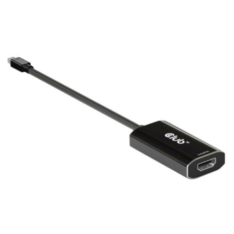 Club3D aktivní adaptér mini DisplayPort 1.4 na HDMI 4K@120Hz s DSC1.2, černá - CAC-1186