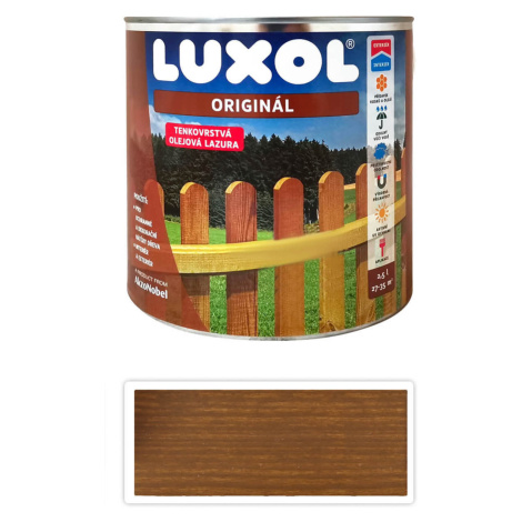 LUXOL Originál - dekorativní tenkovrstvá lazura na dřevo 2.5 l Indický týk