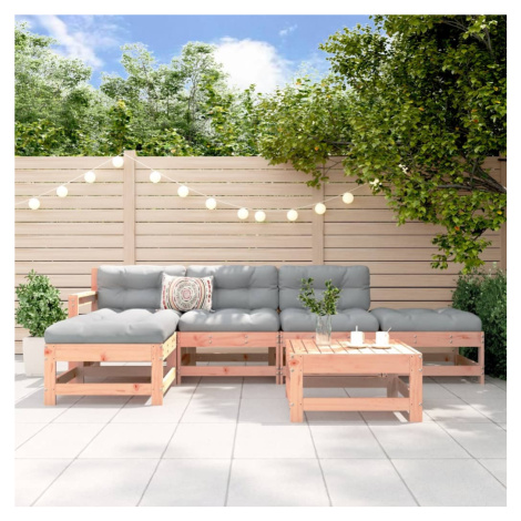 vidaXL 6dílná zahradní sedací souprava masivní dřevo douglasky