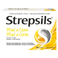 Strepsils Med a Citron 36 pastilek