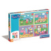 Puzzle Peppa Pig, 12 + 16 + 20 + 24 ks