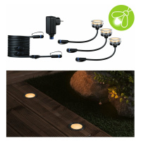 PAULMANN Plug & Shine LED zemní svítidlo Floor základní sada neláká hmyz IP67 2200K 3x2W 21VA st