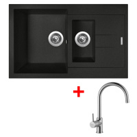 Sinks AMANDA 780.1 Metalblack + Vitalia