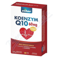 Vitar Koenzym Q10 60mg+Se+vit.E+thiamin cps.60