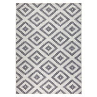 NORTHRUGS - Hanse Home koberce Kusový koberec Twin-Wendeteppiche 103132 grau creme – na ven i na