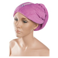 Eurostil Towel Cap Hair Drying 03404 - turban na vlasy, bílý