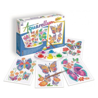 Akvarely junior - Motýli a květiny Montessori