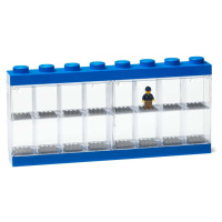 Modrá sběratelská skříňka na 16 minifigurek LEGO®
