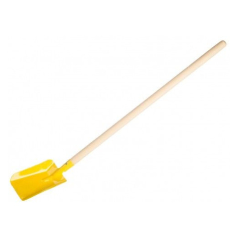 Lopata/Lopatka žlutá s násadou kov/dřevo 80 cm nářadí Teddies
