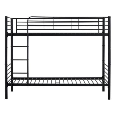 Patrová postel BENKY černá, 90x200 cm
