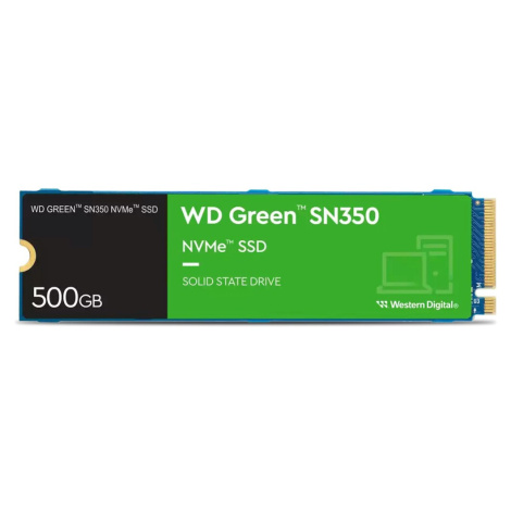 WD GREEN SSD NVMe 500GB PCIe SN350, Geb3 8GB/s WDS500G2G0C Western Digital