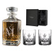 Dekorant Ručně broušený whisky set s monogramem Mayfair 1+2