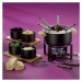 KELA Fondue sada Gunten nerez černá 19,0cm 20,0cm 1,6l KL-10068