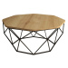 Sofahouse Designový konferenční stolek Gagenia 90 cm vzor dub