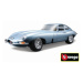 Bburago 1:18 Jaguar E Coupe Metalic Silver Blue