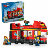 LEGO - City 60407 Červený dvojposchodový vyhliadkový autobus