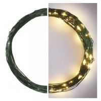 Osvětlení nano zelené 7,5 m - 75 LED teplá bílá + 5m přívodní kabel + časovač Anděl Přerov s.r.o