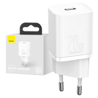 Baseus Super Si Quick Charger 1C 20W síťová nabíječka (bílá)