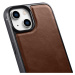 iCarer kožené pouzdro na iPhone 14 PLUS 6.7" Oil wax real leather back cover Brown