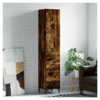 vidaXL Skříň highboard kouřový dub 34,5 x 34 x 180 cm kompozitní dřevo