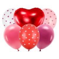 Set balónků Be mine valentine 6 ks